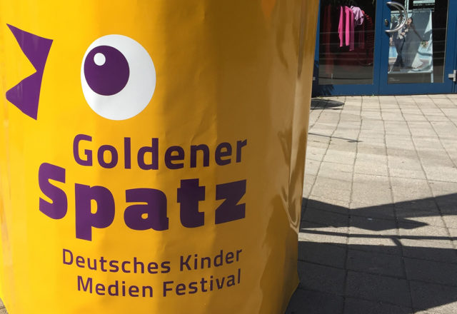 Als Nominierte waren wir zu Gast beim Deutschen Kinder Medien Festival „Goldener Spatz“, Foto:  K. Baber